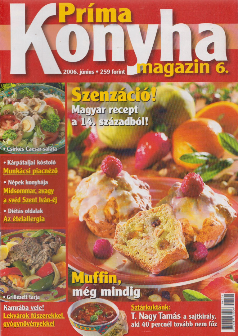 Hargitai György - Príma Konyha magazin 2006. június [antikvár]