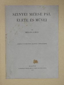 Meller Simon - Szinyei Merse Pál élete és művei [antikvár]