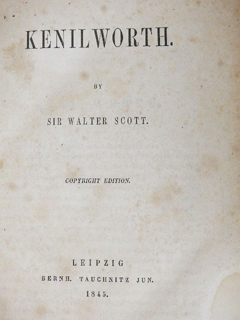 Sir Walter Scott - Kenilworth [antikvár]
