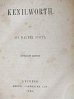 Sir Walter Scott - Kenilworth [antikvár]
