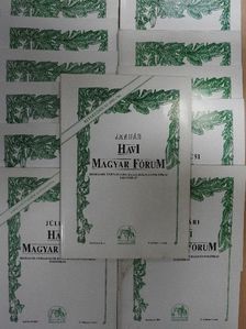 Bágyi Bencze Jakab - Havi Magyar Fórum 1997. január-december [antikvár]