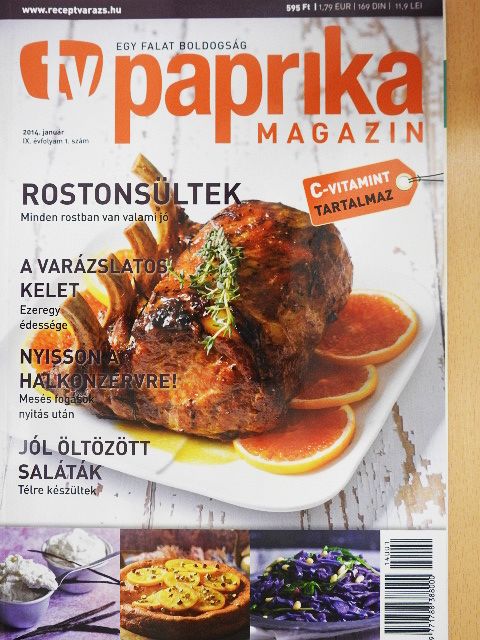 Jamie Oliver - TV Paprika Magazin 2014. január [antikvár]