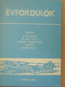 Dr. Bacskó Piroska - Évfordulók [antikvár]