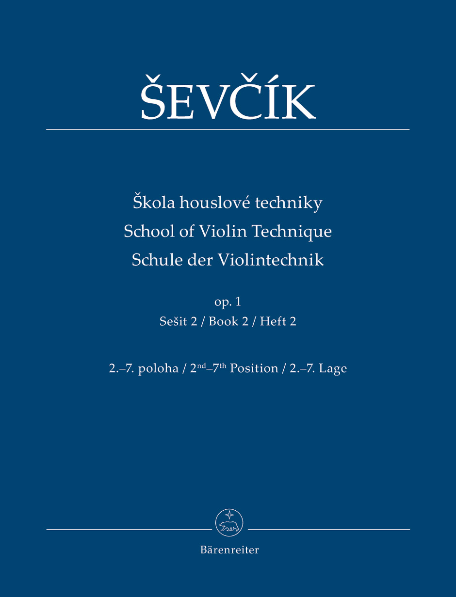 SEVCIK - SCHULE DER VIOLINTECHNIK OP.1 HEFT 2, 2. - 7. LAGE