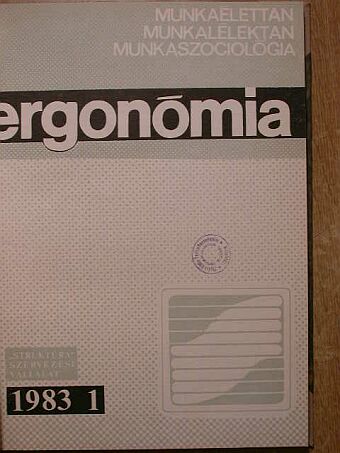 Braun József - Ergonómia 1983/1-4. [antikvár]