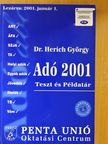 Auth Szabolcs - Adó 2001 [antikvár]
