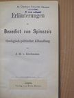 J. H. v. Kirchmann - Erläuterungen zu Benedict von Spinoza's theologisch-politischer Abhandlung [antikvár]