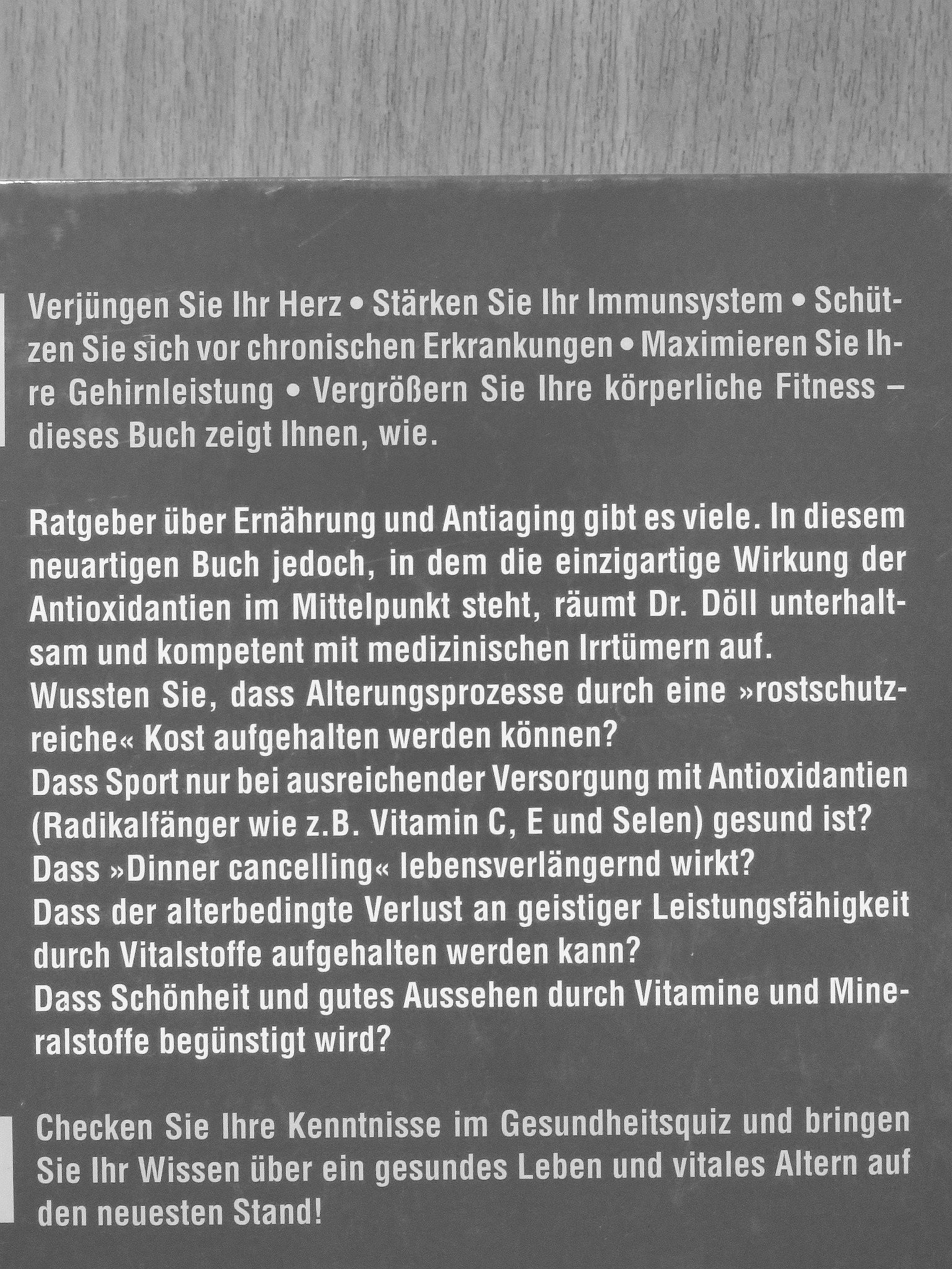 Dr. Michaela Döll - Das Antioxidantienwunder [antikvár]