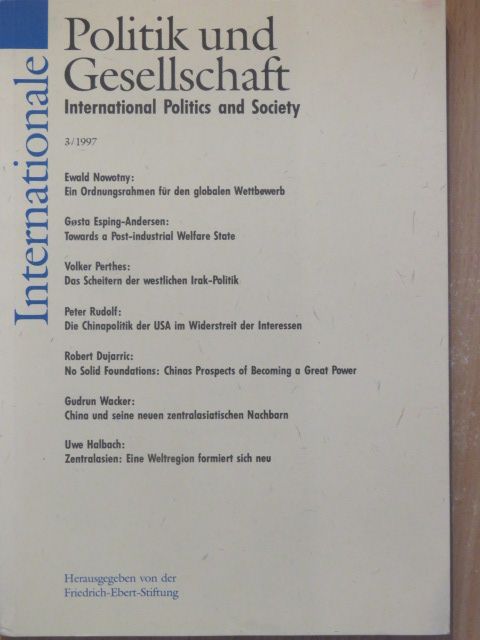 Ewald Nowotny - Internationale Politik und Gesellschaft 3/1997 [antikvár]