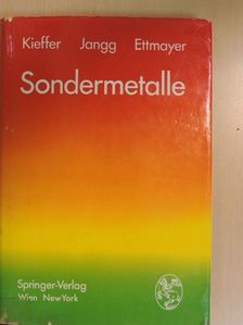 Gerhard Jangg - Sondermetalle [antikvár]