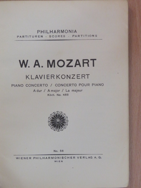 Mozart - Klavierkonzert [antikvár]