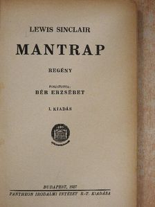 Sinclair Lewis - Mantrap [antikvár]