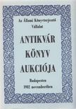 Dr. Kollin Ferenc (szerk.) - Az Állami Könyvterjesztő Vállalat antikvár könyvaukciója Budapesten 1982 novemberében [antikvár]