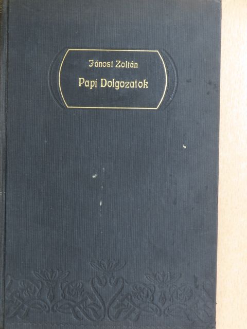 Jánosi Zoltán - Papi dolgozatok VII. [antikvár]