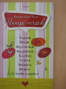 Rangáné Lovas Ágnes - Ünnepi versek [antikvár]