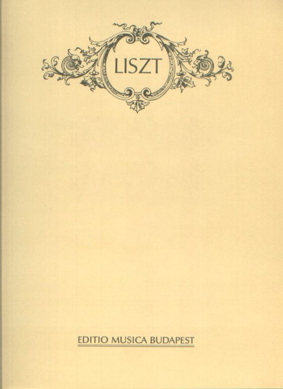 LISZT - RESIGNAZIONE (2.VÁLTOZAT),RESIGNAZIONE (L.VÁLTOZAT),ZONGORÁRA,ELSŐ KIADÁS