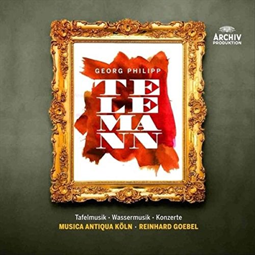 TELEMANN - TELEMANN - TAFELMUSIK, WASSERMUSIK, KONZERTE 10CD - REINHARD GOEBEL