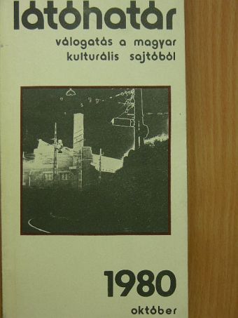 Ágh István - Látóhatár 1980. október [antikvár]