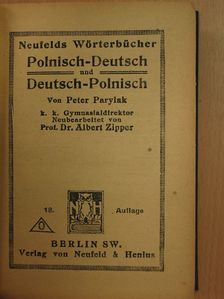 Neufelds Wörterbücher Polnisch-Deutsch und Deutsch-Polnisch/Neufelda Slowniki Polsko-niemiecki i niemiecko-polski [antikvár]