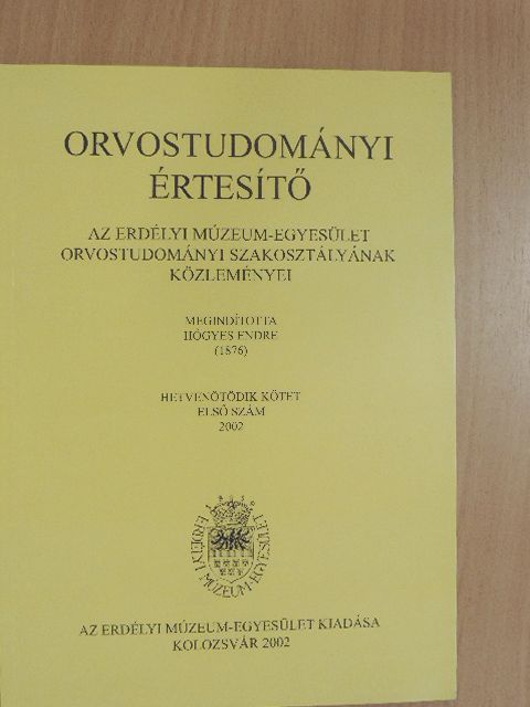 Dóczi Tamás - Orvostudományi értesítő 2002/1. [antikvár]