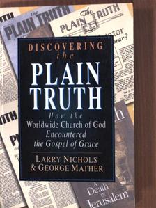 George Mather - Discovering the Plain Truth [antikvár]