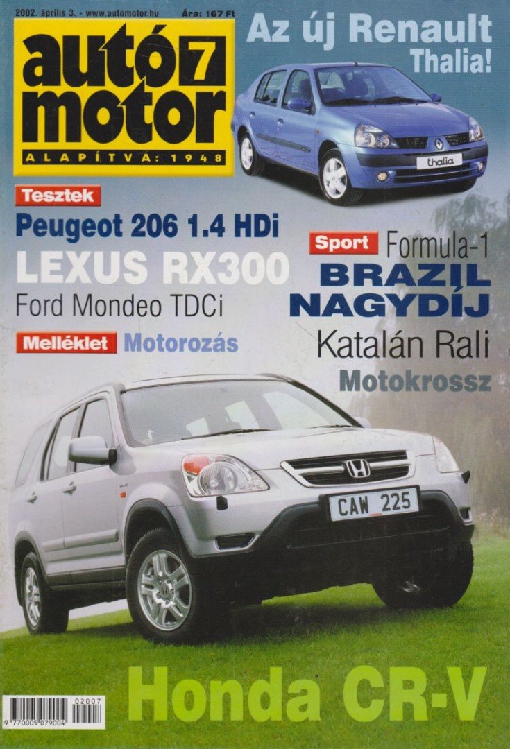 Szabó Róbert - Autó-Motor 2002. április 3. [antikvár]