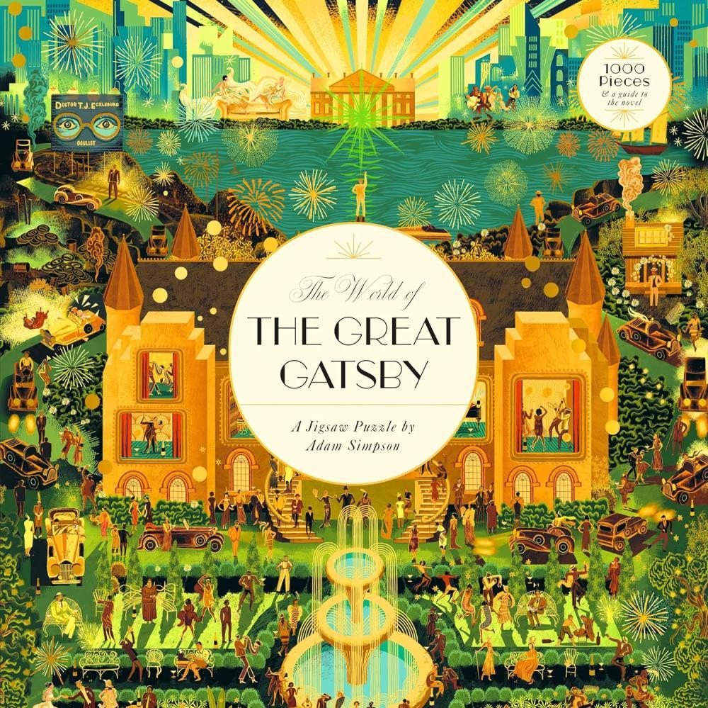 THE WORLD OF THE GREAT GATSBY - A JIGSAW PUZZLE BY ADAM SIMPSON