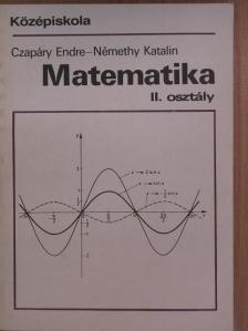 Czapáry Endre - Matematika II. [antikvár]