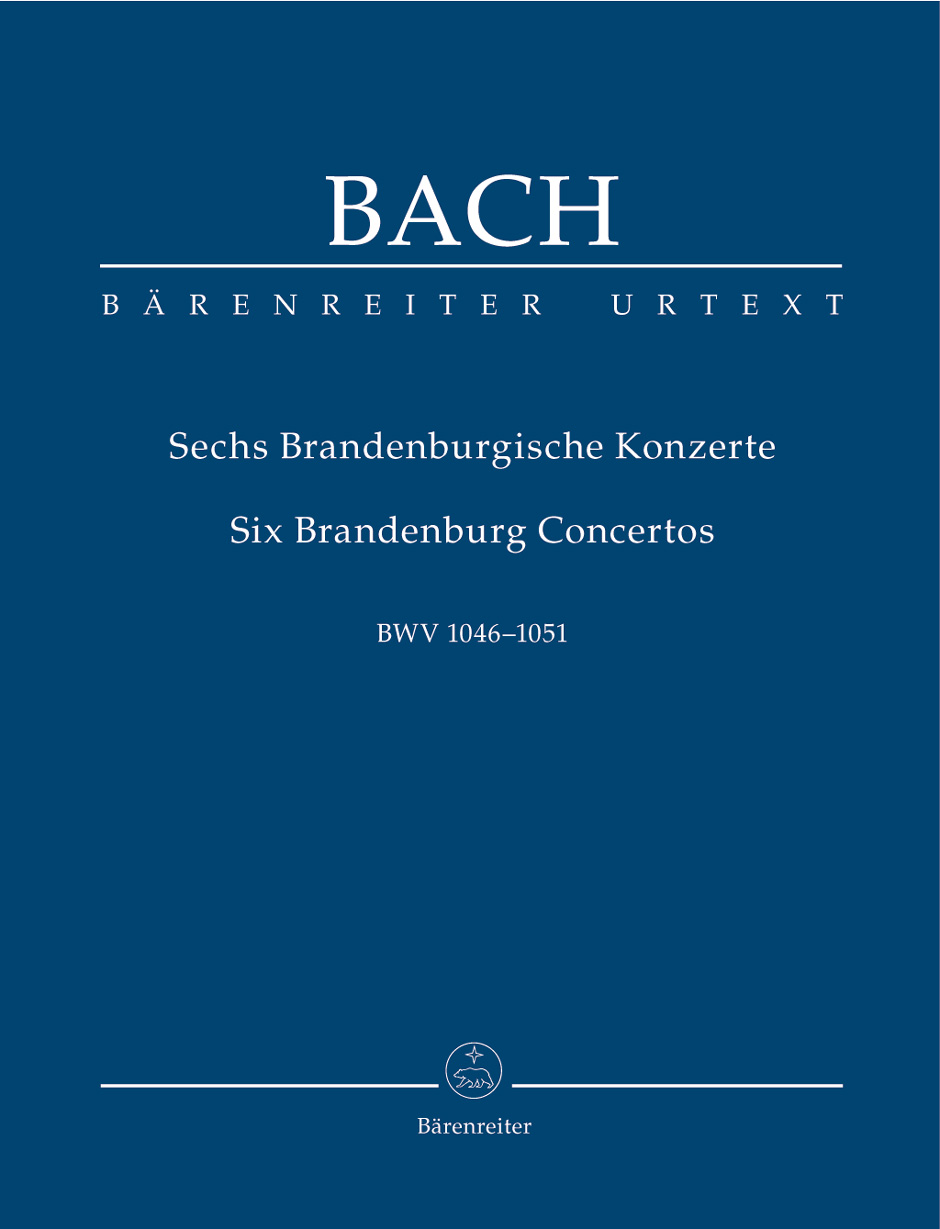 J. S. Bach - SECHS BRANDENBURGISCHE KONZERTE BWV 1046-1051 STUDIENPARTITUR