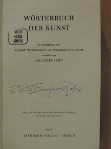 Wörterbuch der Kunst [antikvár]