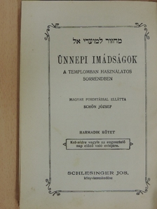 Ünnepi imádságok III. [antikvár]