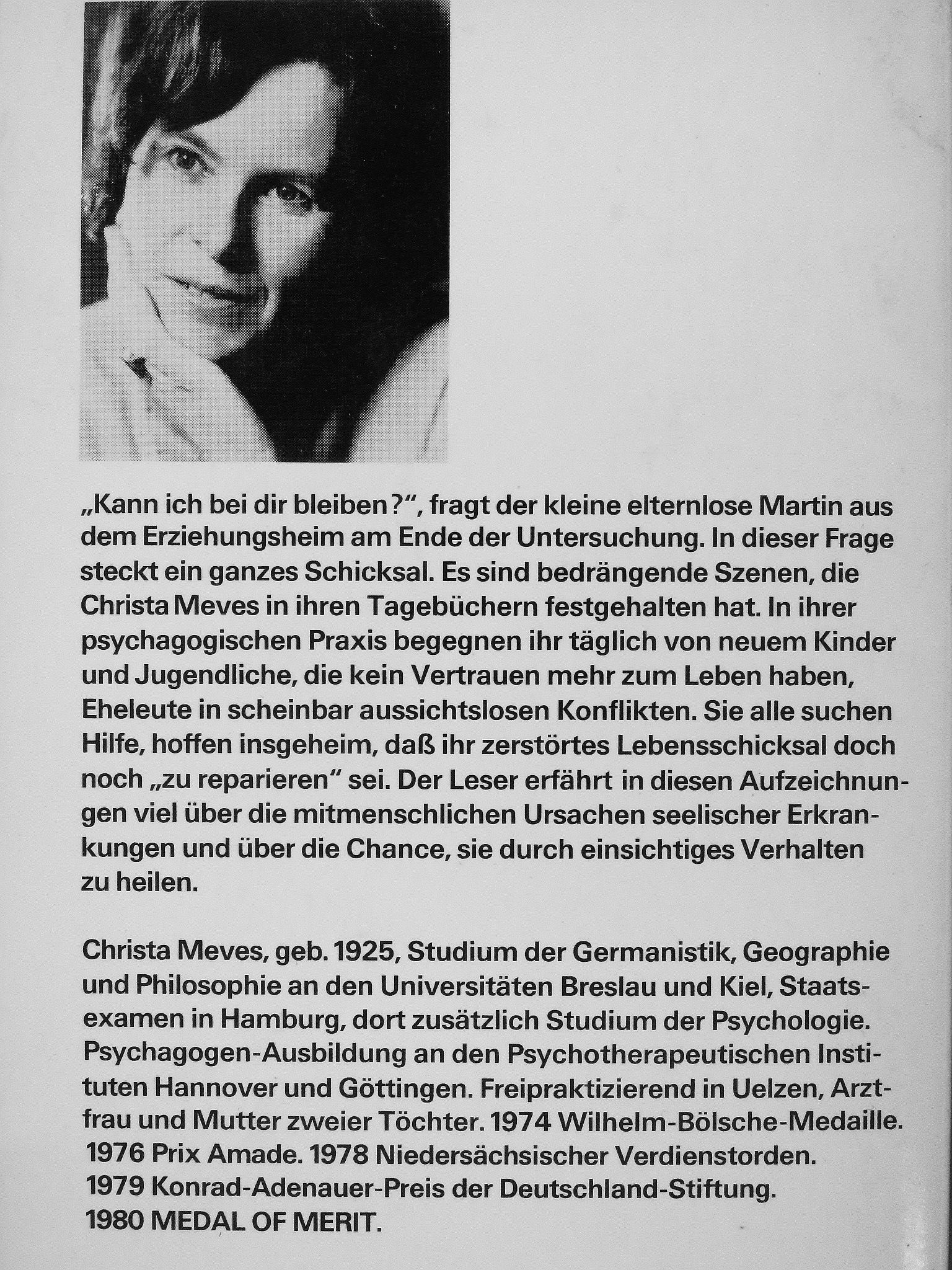 Christa Meves - Lange Schatten - helles Licht [antikvár]