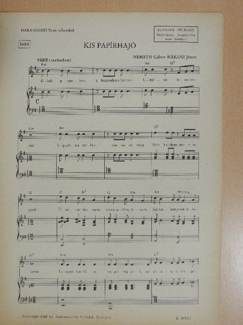 Németh Gábor - Kis papírhajó [antikvár]