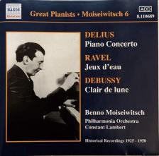 DELIUS - MOISEIWITSCH  6. CD