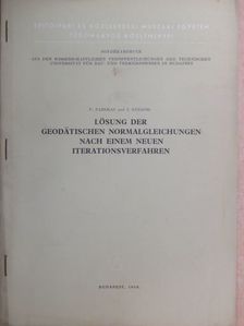 Fazekas F. - Lösung der Geodätischen Normalgleichungen nach einem neuen Iterationsverfahren [antikvár]