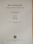 Curt Backeberg - Die Cactaceae III. [antikvár]