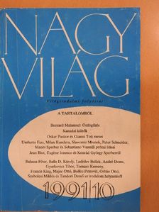 Manés Sperber - Nagyvilág 1991. október [antikvár]