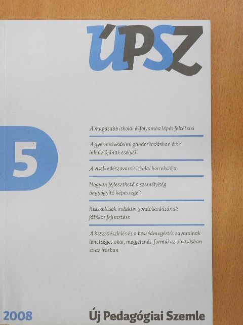 Balogh Beáta - Új Pedagógiai Szemle 2008/5. [antikvár]