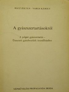 Rácz Zoltán - A gyászszertartásokról [antikvár]