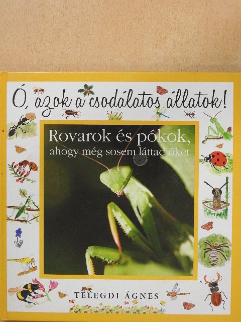 Telegdi Ágnes - Rovarok és pókok, ahogy még sosem láttad őket [antikvár]