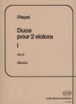 PLEYEL IGNAZ - DUOS POUR 2 VIOLONS I OP.8 (BLOCH JÓZSEF)
