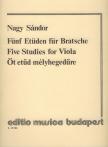 Nagy Sándor - ÖT ETŰD MÉLYHEGEDŰRE