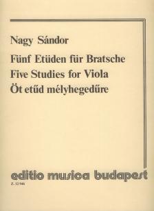 Nagy Sándor - ÖT ETŰD MÉLYHEGEDŰRE