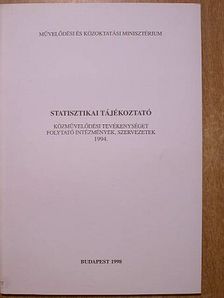 Statisztikai tájékoztató [antikvár]