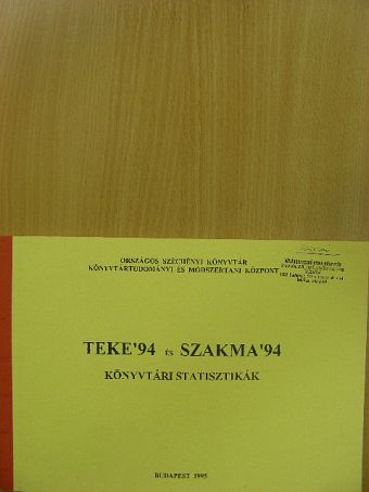 TEKE '94 és SZAKMA '94 [antikvár]