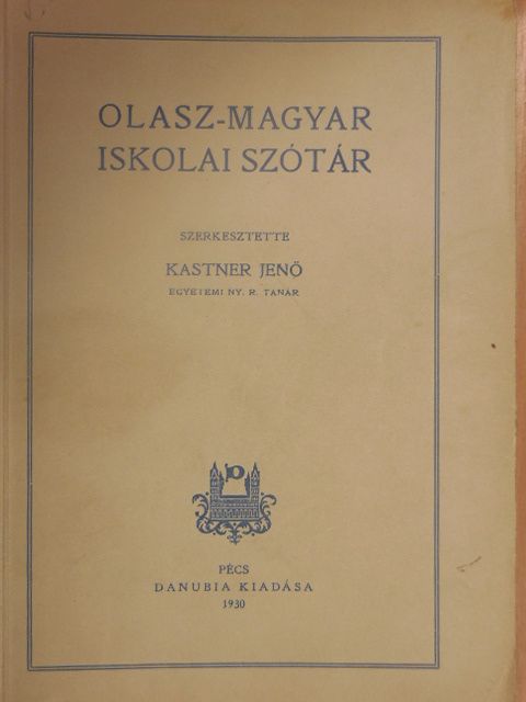 Olasz-magyar iskolai szótár [antikvár]