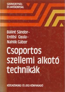 Bálint Sándor, Erdősi Gyula, Nahlik Gábor - Csoportos szellemi alkotó technikák [antikvár]