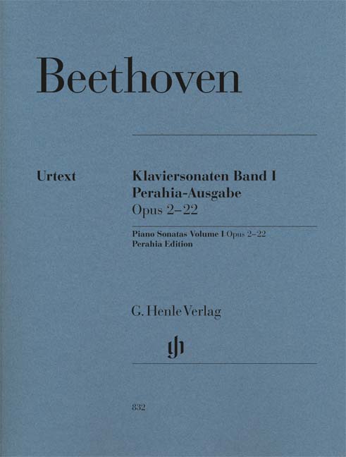 BEETHOVEN - KLAVIERSONATEN BAND I PERAHIA-AUSGABE OP. 2-22