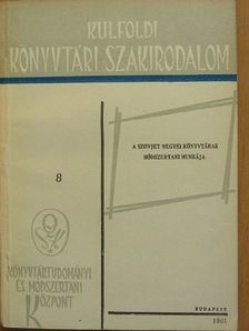 A szovjet megyei könyvtárak módszertani munkája [antikvár]