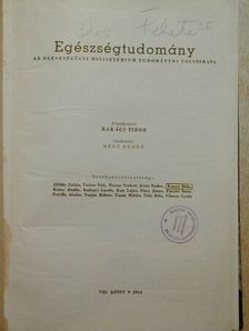 Solt K. - Egészségtudomány 1964/1-4. [antikvár]